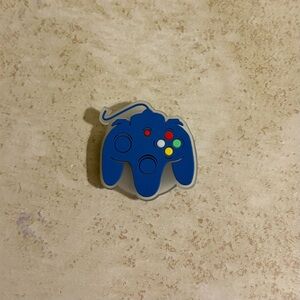 5/$15 CROCS jibbitz shoe charm Blue Gaming Controller